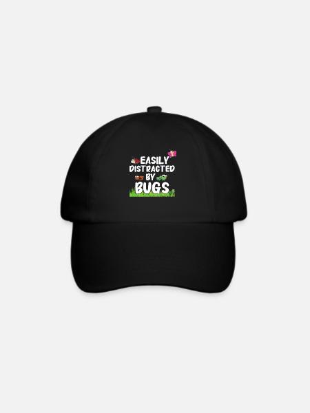 Insekten Entomologe Biologie - Baseballkappe - Schwarz/Schwarz