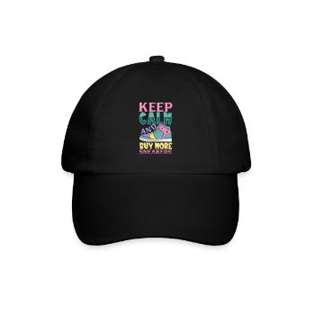 Kauf mehr Sneaker - Baseballkappe - Schwarz/Schwarz - Vorne