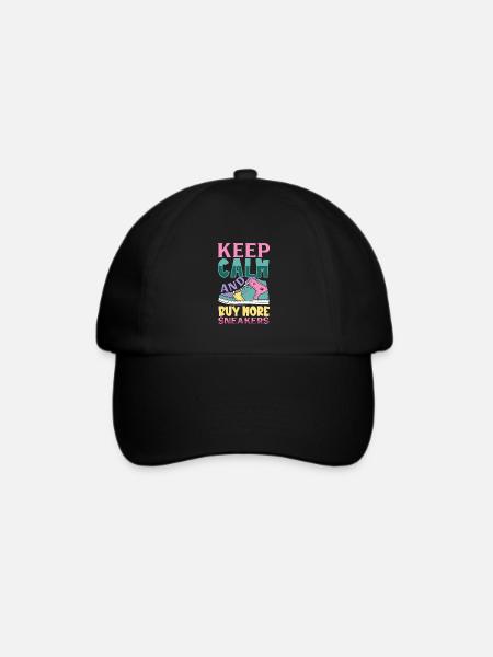 Kauf mehr Sneaker - Baseballkappe - Schwarz/Schwarz