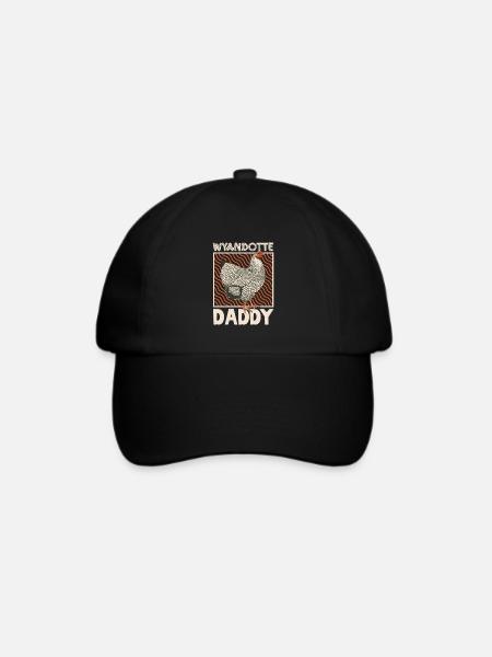 Wyandotte Papa - Baseballkappe - Schwarz/Schwarz