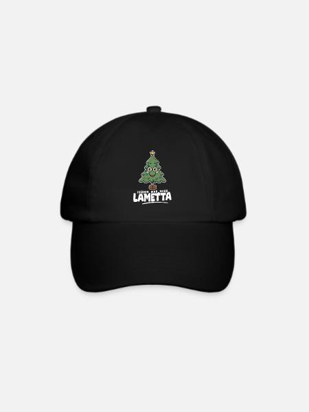 Früher war mehr Lametta - Baseballkappe - Schwarz/Schwarz
