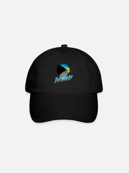 Bahamas - Baseballkappe - Schwarz/Schwarz