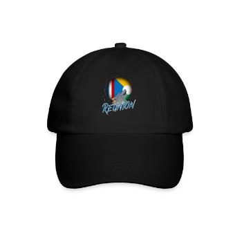 Réunion - Baseballkappe - Schwarz/Schwarz - Vorne