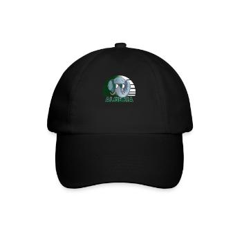 Algerien - Baseballkappe - Schwarz/Schwarz - Vorne