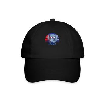 Kuba - Baseballkappe - Schwarz/Schwarz - Vorne
