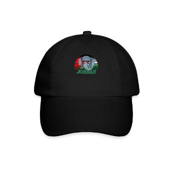 Jordanien - Baseballkappe - Schwarz/Schwarz - Vorne