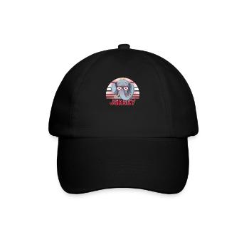 Jersey - Baseballkappe - Schwarz/Schwarz - Vorne