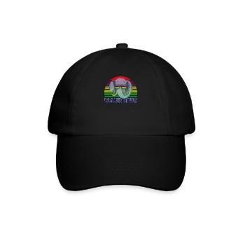 Mauritius - Baseballkappe - Schwarz/Schwarz - Vorne