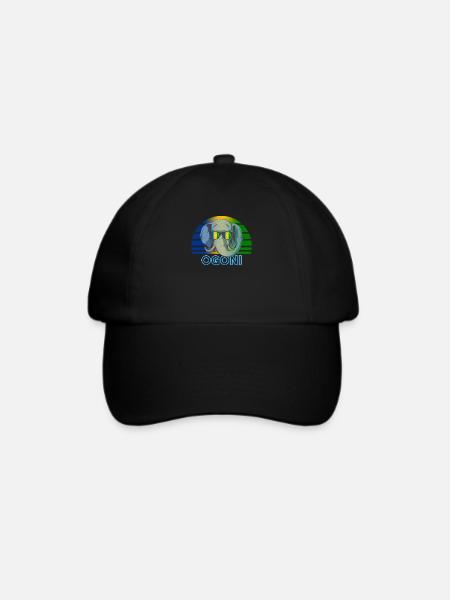 Ogoni - Baseballkappe - Schwarz/Schwarz