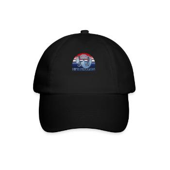 Niederlande - Baseballkappe - Schwarz/Schwarz - Vorne