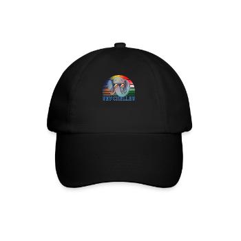 Seychellen - Baseballkappe - Schwarz/Schwarz - Vorne