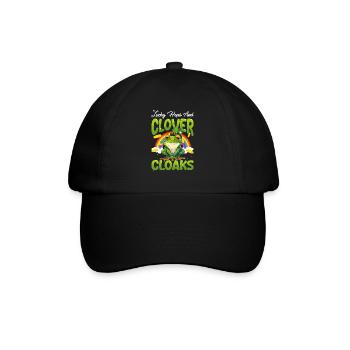 St. Patrick's Day Frosch - Baseballkappe - Schwarz/Schwarz - Vorne
