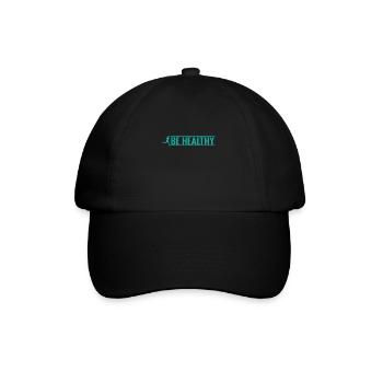 Be Healthy Joggen - Baseballkappe - Schwarz/Schwarz - Vorne