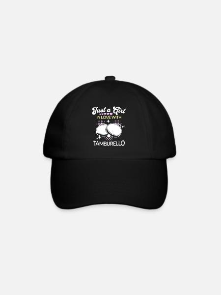 Tamburello Mädchen - Baseballkappe - Schwarz/Schwarz