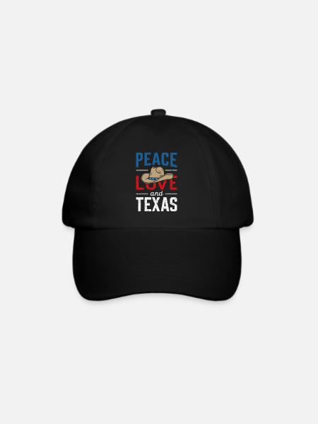 Texas State Texaner Texas - Baseballkappe - Schwarz/Schwarz