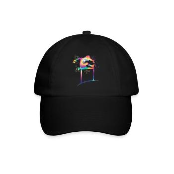 Hürdenlauf Hindernislauf Kinder Hürdenlauf - Baseballkappe - Schwarz/Schwarz - Vorne