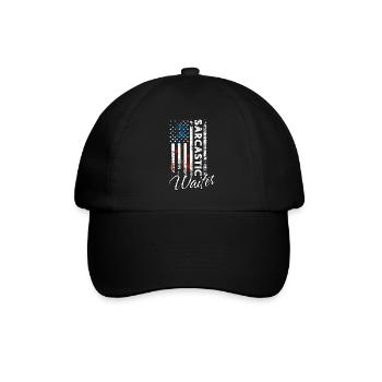 Sarkastischer Kellner - Baseballkappe - Schwarz/Schwarz - Vorne