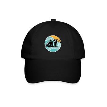 Ameisenbär - Baseballkappe - Schwarz/Schwarz - Vorne