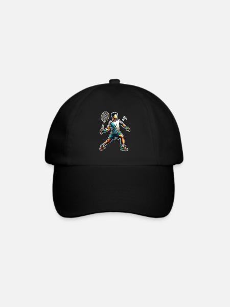 Badminton - Baseballkappe - Schwarz/Schwarz