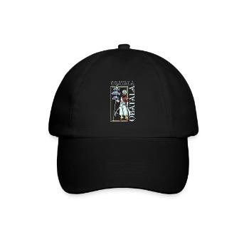 Yoruba Gott - Obatala - Baseballkappe - Schwarz/Schwarz - Vorne