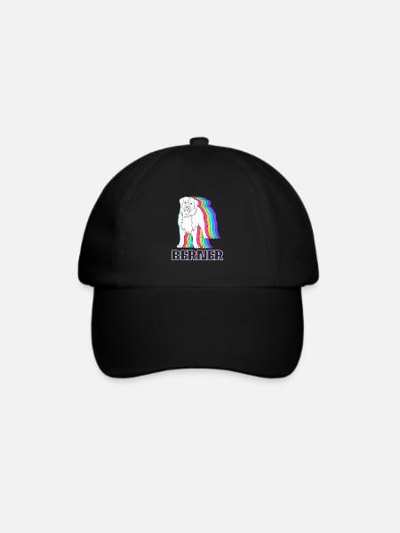 Berner Sennenhund - Baseballkappe - Schwarz/Schwarz