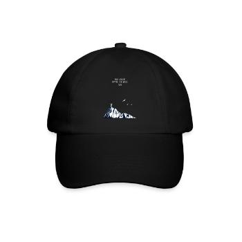 Wandern Minimalistisch - Baseballkappe - Schwarz/Schwarz - Vorne