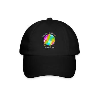 Earth Day - Baseballkappe - Schwarz/Schwarz - Vorne