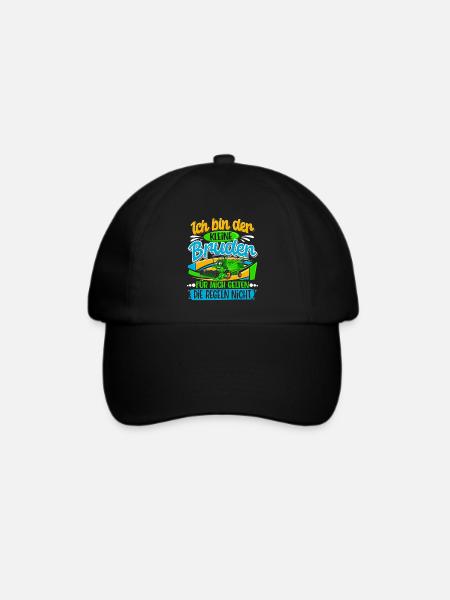 Kleiner Bruder - Baseballkappe - Schwarz/Schwarz
