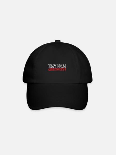 Krav Maga - Baseballkappe - Schwarz/Schwarz