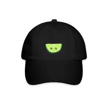 Kawaii-Limette - Baseballkappe - Schwarz/Schwarz - Vorne