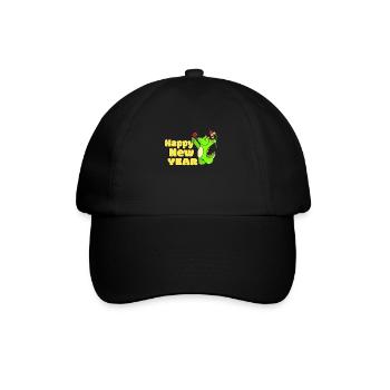 SILVESTER - Baseballkappe - Schwarz/Schwarz - Vorne