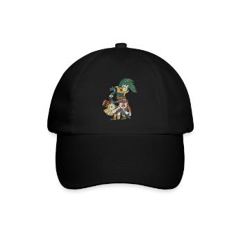 Huitzilopochtli Aztekengott Aztekenmythologie Maya - Baseballkappe - Schwarz/Schwarz - Vorne