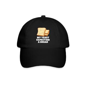 Lustiger Brotbacken-Bäcker - Baseballkappe - Schwarz/Schwarz - Vorne