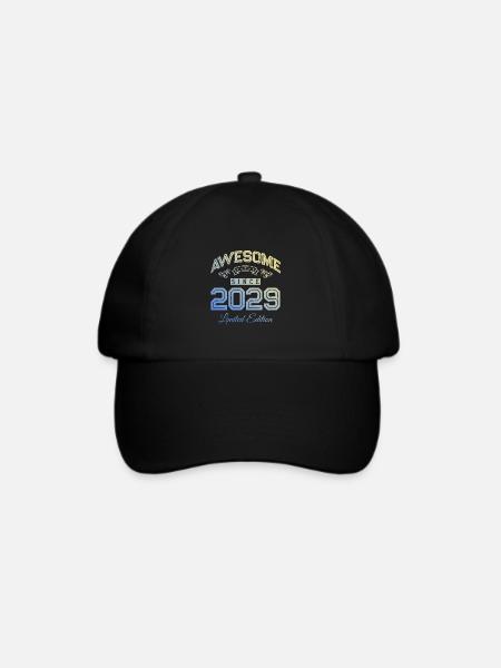 2029 awesome since - Baseballkappe - Schwarz/Schwarz