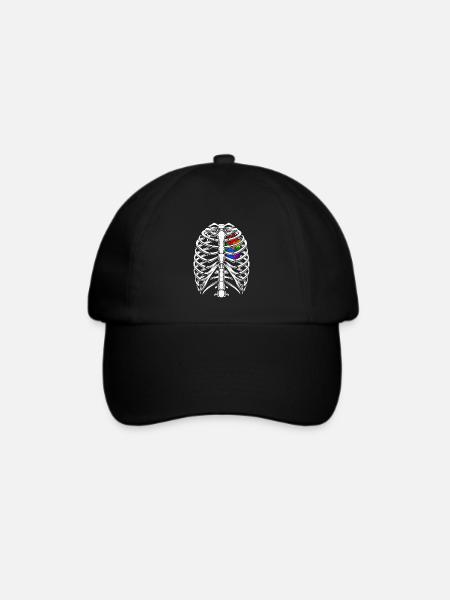 Genderfluide Cool - Baseballkappe - Schwarz/Schwarz