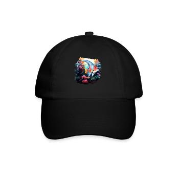 Skalar - Baseballkappe - Schwarz/Schwarz - Vorne