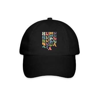 Humuhumunukunukuapua'a Hawaiianischer Riff-Drücker - Baseballkappe - Schwarz/Schwarz - Vorne
