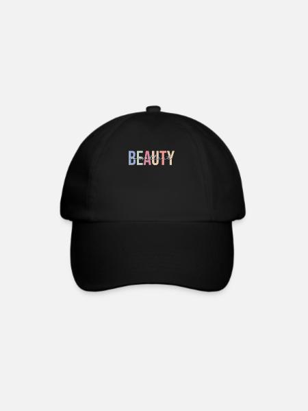 Make-up-Liebhaber - Baseballkappe - Schwarz/Schwarz