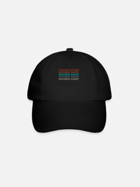 Rasenmäher Mähen - Baseballkappe - Schwarz/Schwarz