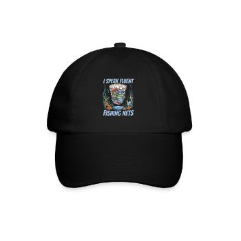 Fischer - Baseballkappe - Schwarz/Schwarz - Vorne