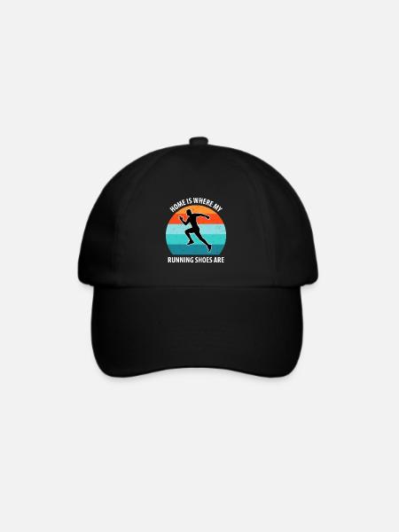 Joggen - Baseballkappe - Schwarz/Schwarz