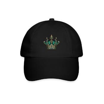 Krone Royal Crown - Baseballkappe - Schwarz/Schwarz - Vorne