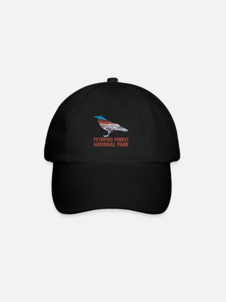 USA Amerika Nationalpark - Baseballkappe - Schwarz/Schwarz