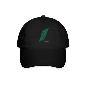 Line color - Baseballkappe - Schwarz/Schwarz - Vorne