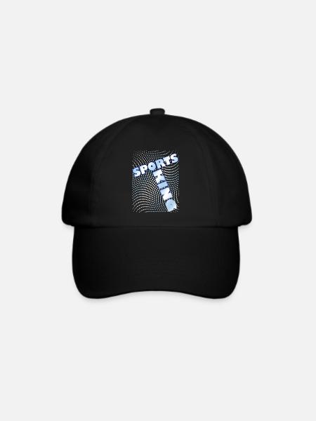 Sports - Baseballkappe - Schwarz/Schwarz