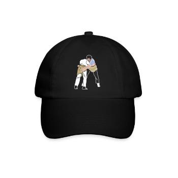 Schwinger Schwingen die Bösen im Schlussgang - Baseballkappe - Schwarz/Schwarz - Vorne