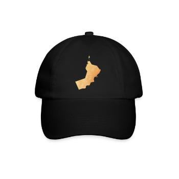 Oman - Baseballkappe - Schwarz/Schwarz - Vorne