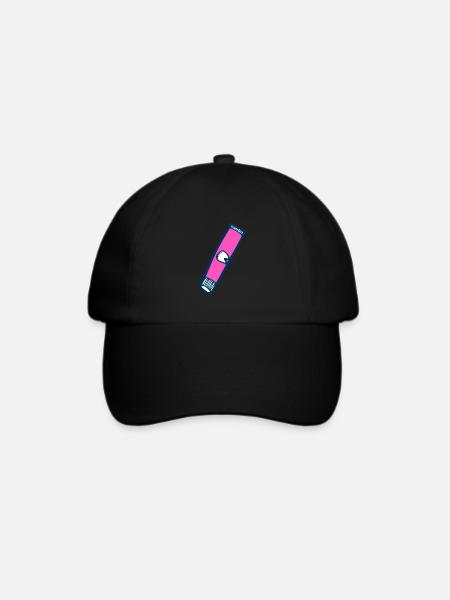 Zahnpasta - Baseballkappe - Schwarz/Schwarz
