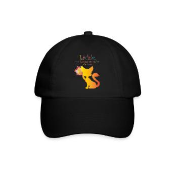 Lächle Du kannst sie nicht alle töten, Geschenk - Baseballkappe - Schwarz/Schwarz - Vorne