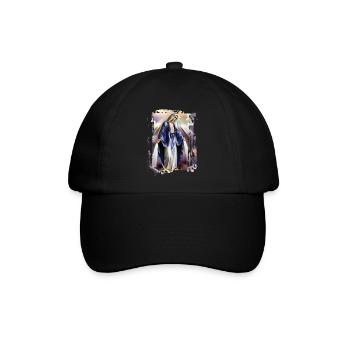 Holly Mary Maria Madonna Mariana Jungfrau Maria - Baseballkappe - Schwarz/Schwarz - Vorne